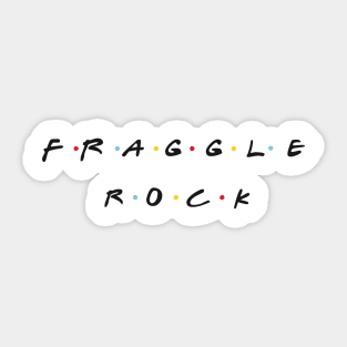 fraggle rock friends Sticker